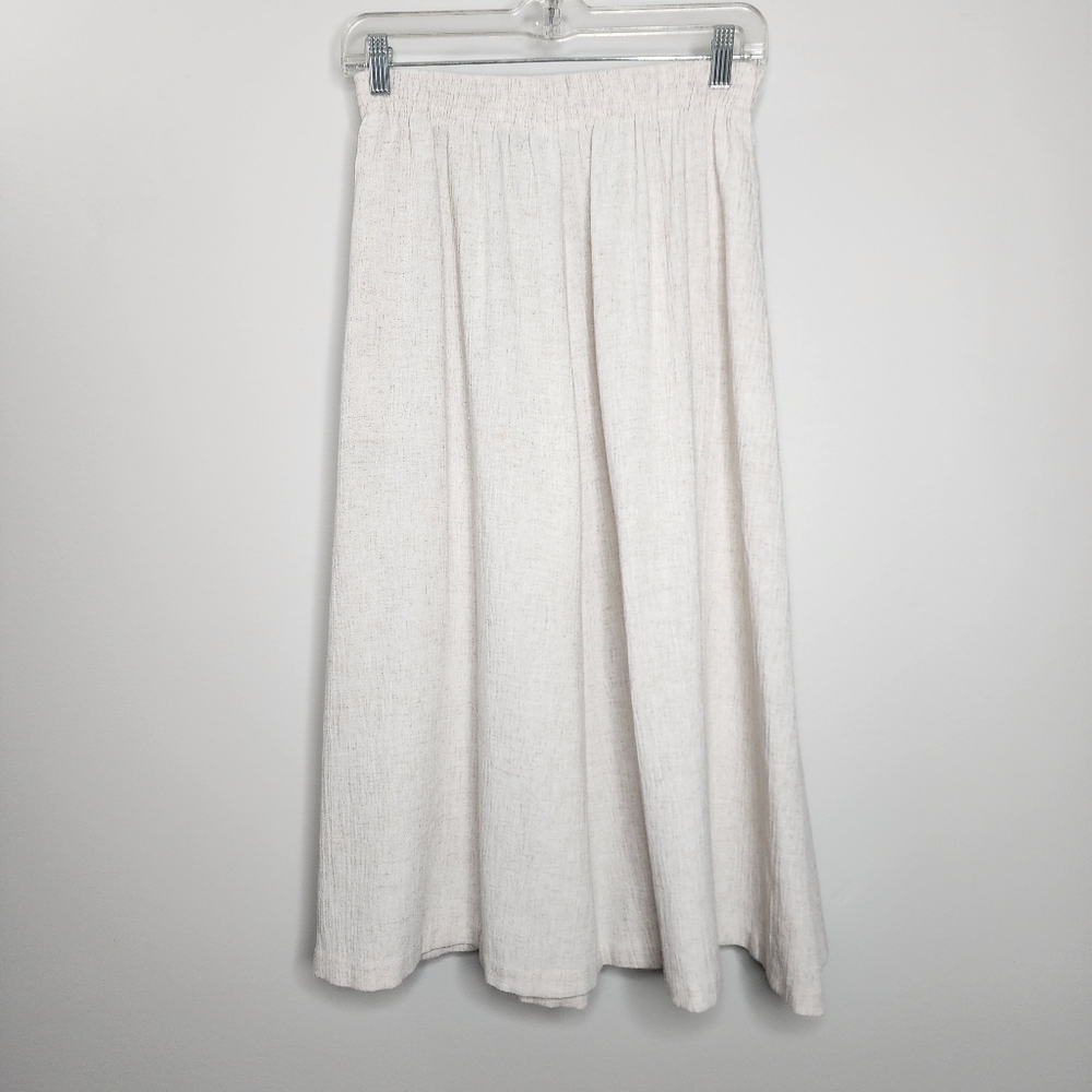 Alfred Dunner Vintage Beige Midi Women's Skirt 10